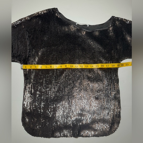 Amanda Uprichard sequin off the shoulder top size M - Picture 4 of 4